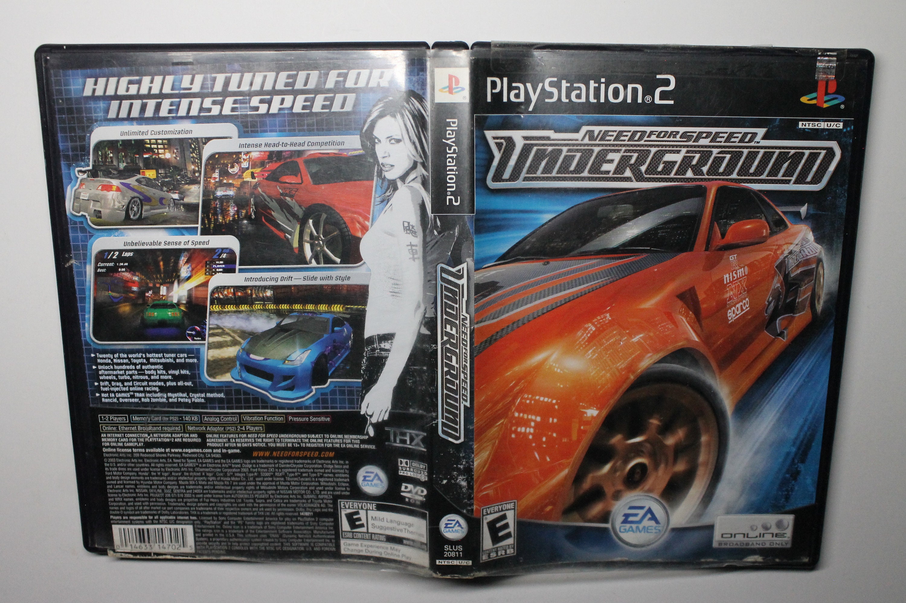 2003 Need for Speed: Underground PS2 Xbox GC Print Ad/Poster