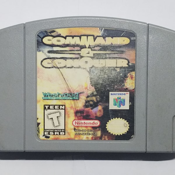 UGLY Command & Conquer game Nintendo 64 (N64) Cartridge