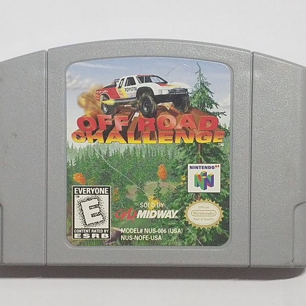 UGLY Off Road Challenge game Nintendo 64 (N64) Cartridge