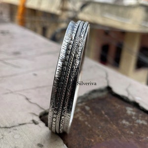 925 sterling silver bracelet bangle Silver Spinner Bangles, bangles for  women