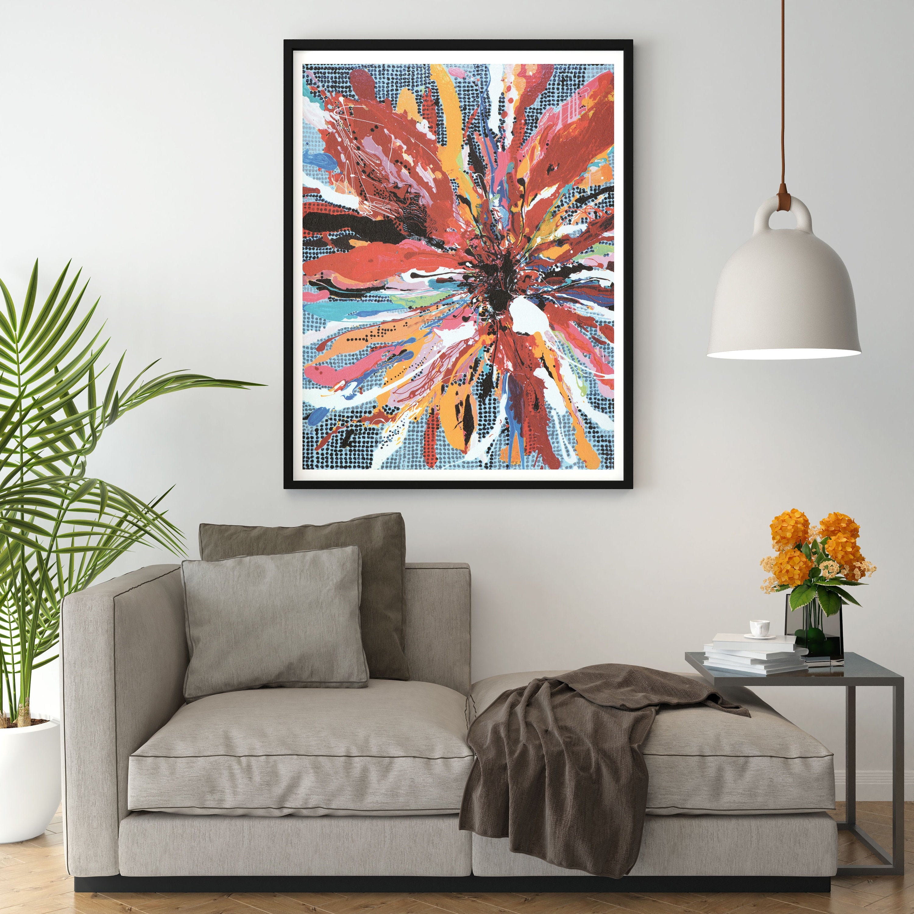 INFLUENCE4 Modern Wall Art Digital Poster Large wall art Etsy