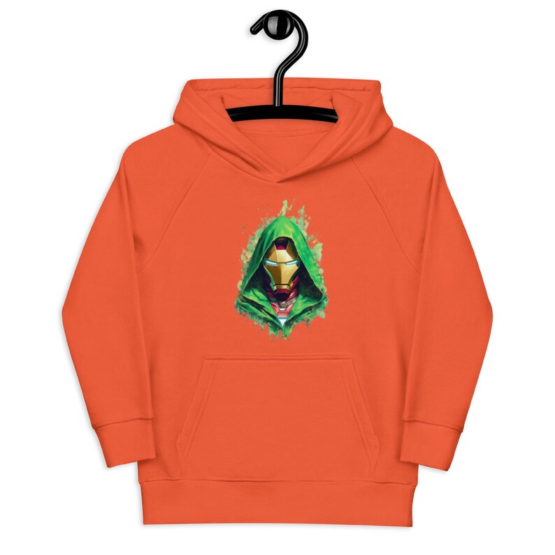 Doctor Doom Iron Man Kids eco hoodie
