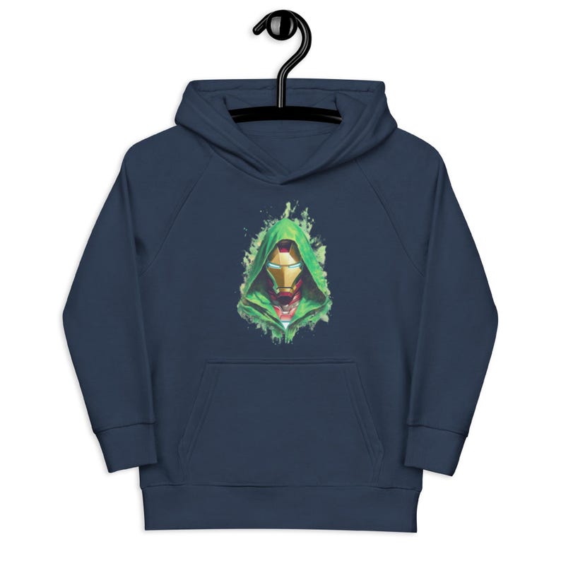Doctor Doom Iron Man Kids eco hoodie