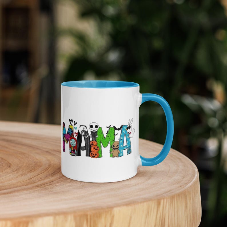 Nightmare before Christmas Mama Mug with Color Inside