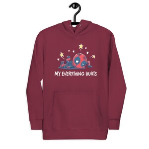 Deadpool My Everything Hurts Unisex Hoodie