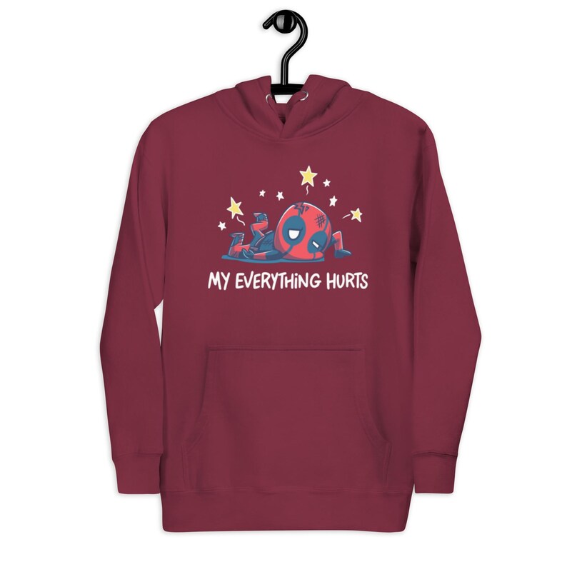 Deadpool My Everything Hurts Unisex Hoodie