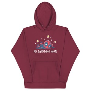 Deadpool My Everything Hurts Unisex Hoodie