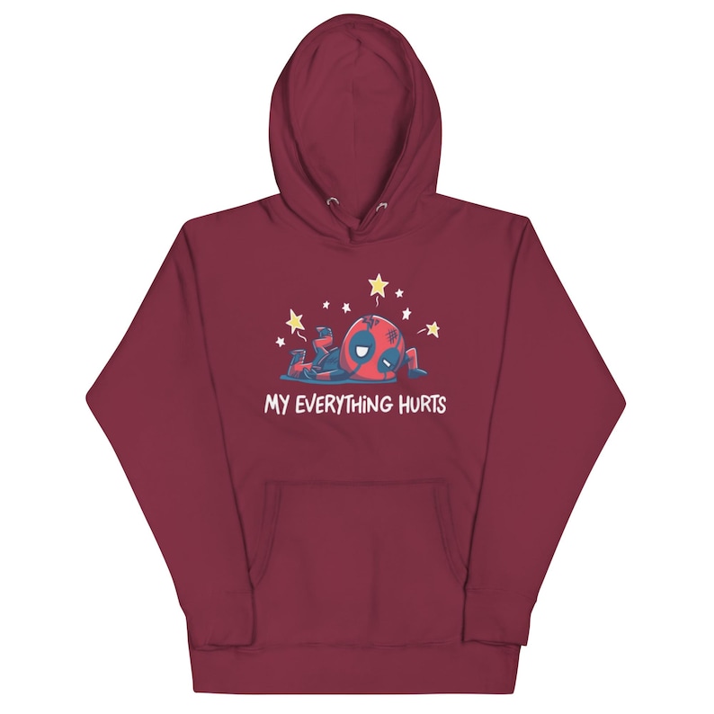 Deadpool My Everything Hurts Unisex Hoodie
