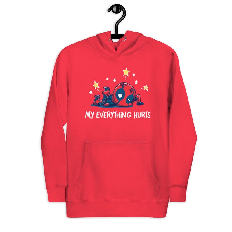 Deadpool My Everything Hurts Unisex Hoodie