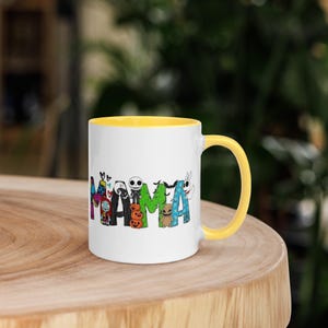 Nightmare before Christmas Mama Mug with Color Inside