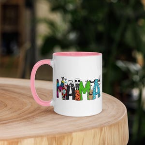 Nightmare before Christmas Mama Mug with Color Inside