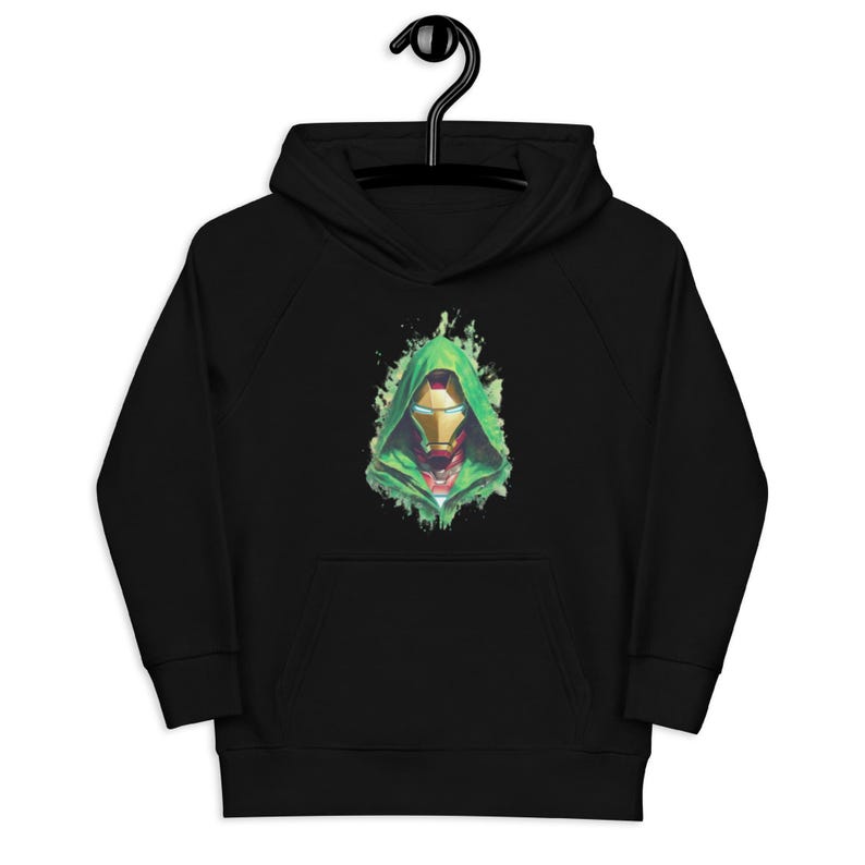Doctor Doom Iron Man Kids eco hoodie