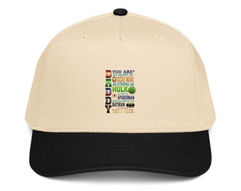 Superhero Daddy 5 panel cap