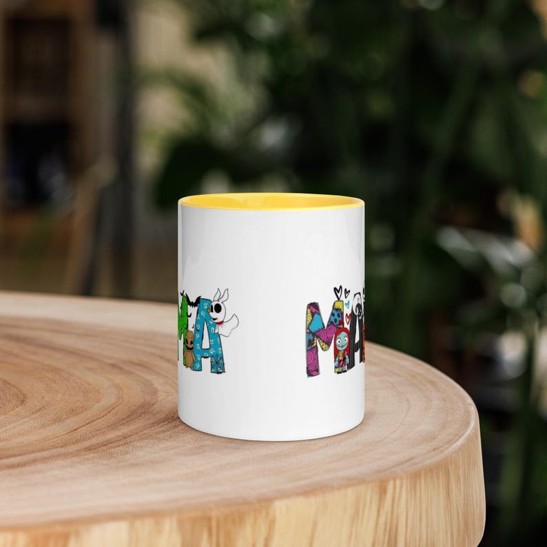 Nightmare before Christmas Mama Mug with Color Inside