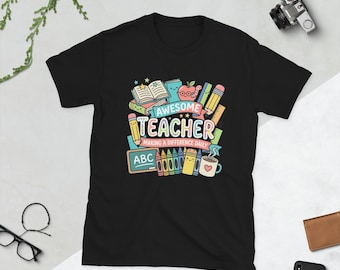 Camiseta unisex de manga corta para profesores
