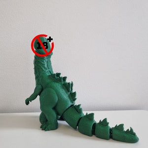 Articulated Cockzilla: 3D Printed Adult Gag Gift
