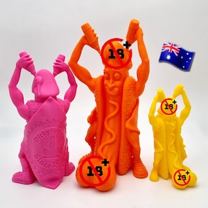 Dicky HotDog: 3D Printed Adult Gag Gift, Desk Ornament