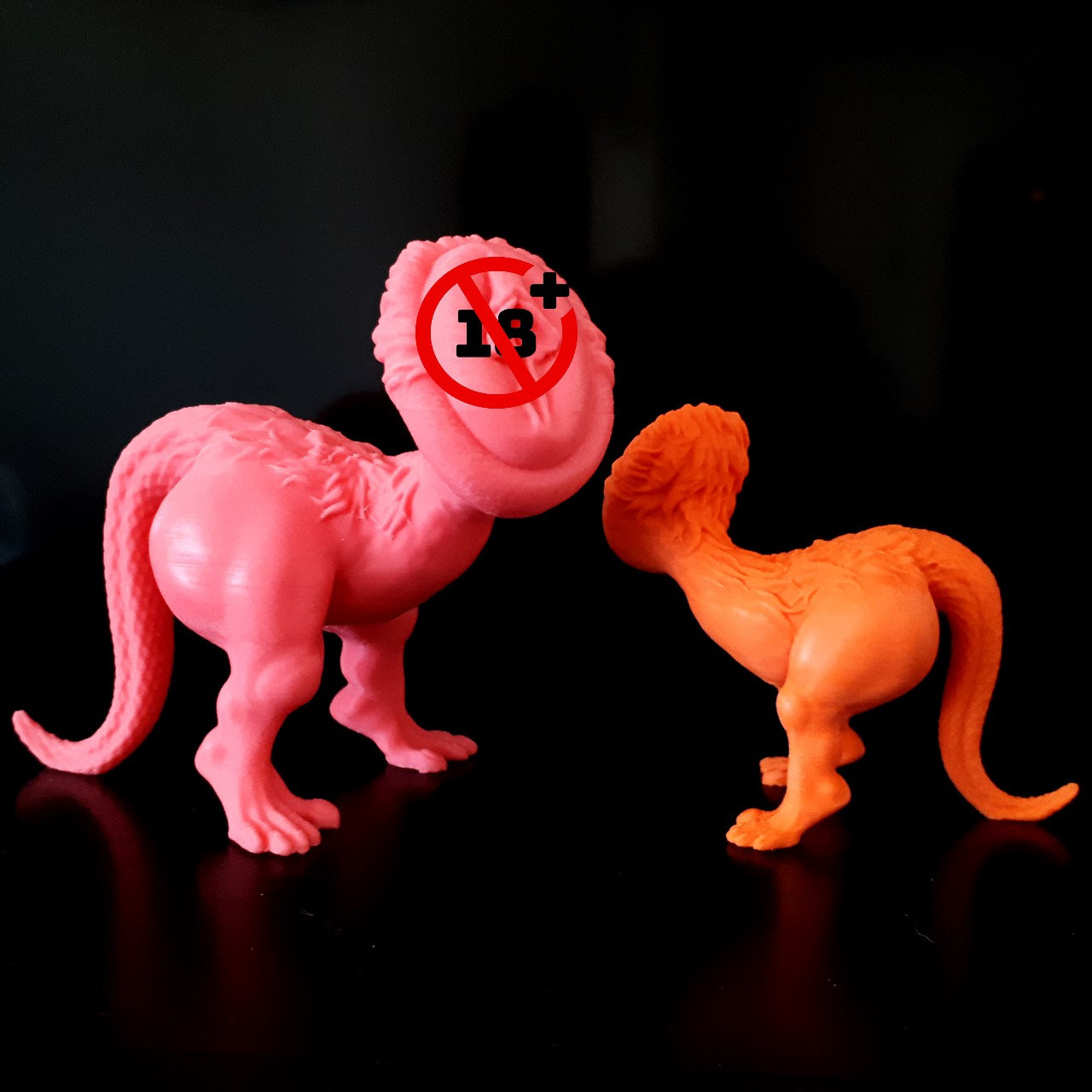 Der Original-Vaginasaurus: 3D gedrucktes Geschenk für Erwachsenenknebel
