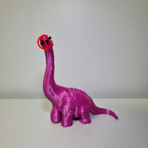 Brontosaurus Gag Gift: 3D Printed Adult Humor Decor
