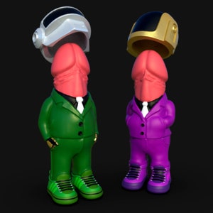 Daft Punk #NSFW 3D Printed Figures - Dick/Penis Suprise Model #DaftPunk