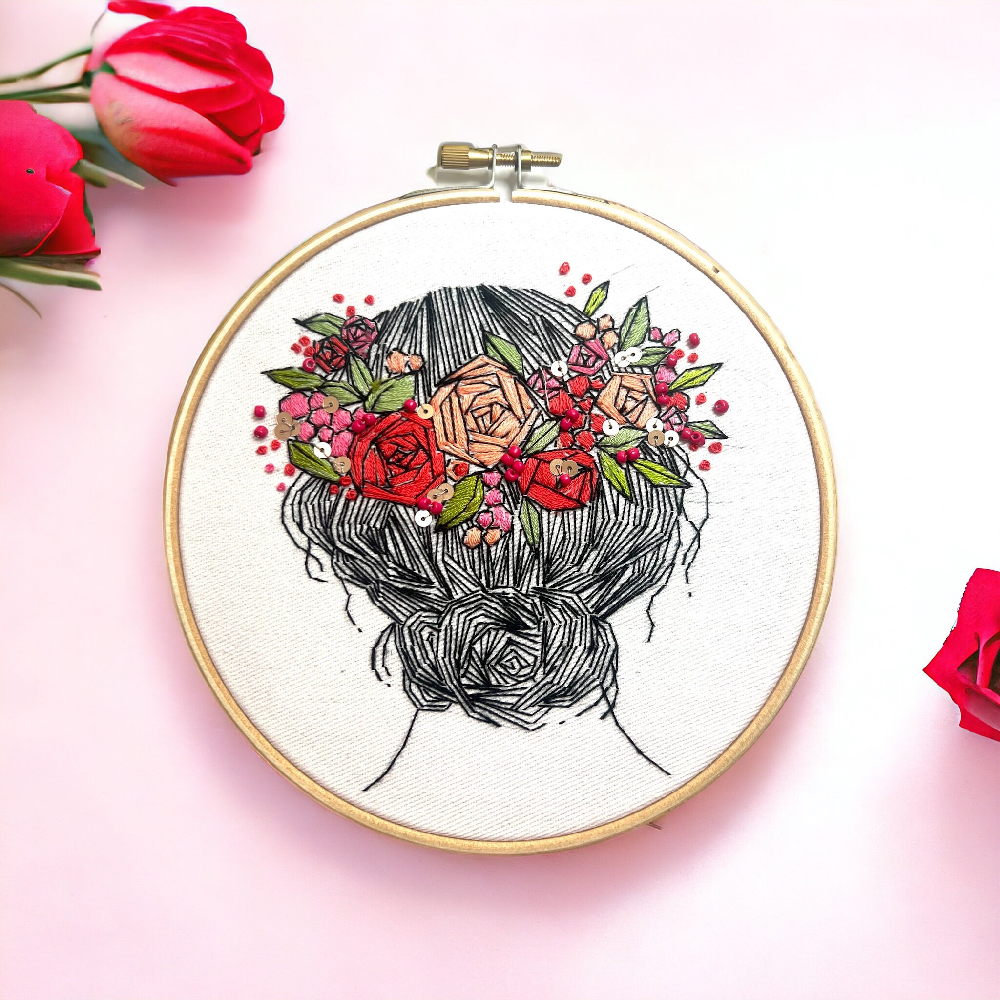Pattern For Embrou PDF Embroidery Pattern, Beginners Embroidery, Embroidery PDF ...