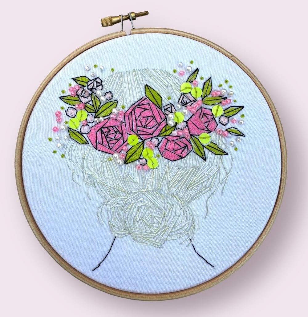 Pattern For Embrou PDF Embroidery Pattern, Beginners Embroidery, Embroidery PDF ...