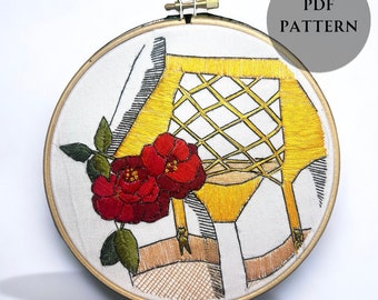 PDF embroidery pattern, Beginners Embroidery, Embroidery PDF, embroidery pattern, modern embroidery