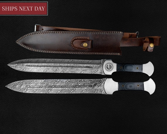 Hand Forged Damascus Steel Ancient Sword, Damascus Steel Greek Sword, Hand Made Sword, Cosplay Sword, Damascus Sword With Leather Sheath