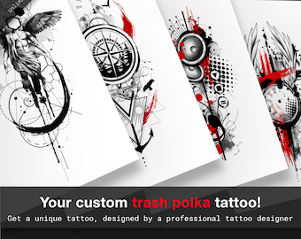 Dein Blackwork Tattoo-Design! Individuelle Kunst nach Maß Tattoo Ärmel Unterarm Tattoo Kunst Auftragsarbeit Tattoo-Design Tattoo-Zeichnung