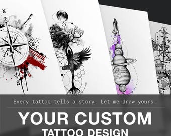 Your custom tattoo design realistic tattoo drawing tattoo inspiration tattoo ideas watercolor tattoos small tattoo stencil tattoo sleeve