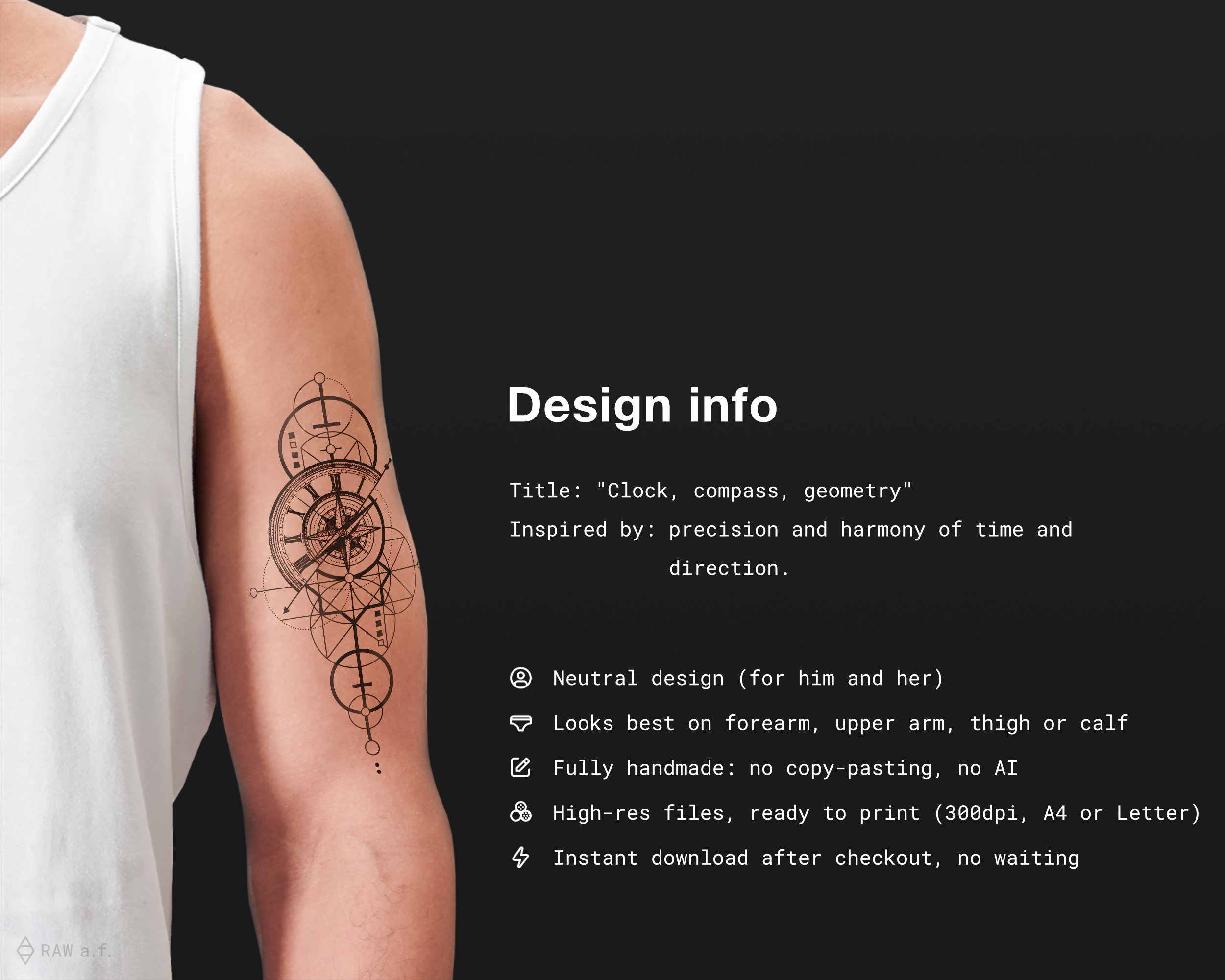 30 Best Compass Tattoo Ideas You Should Check, image size:2500x2000