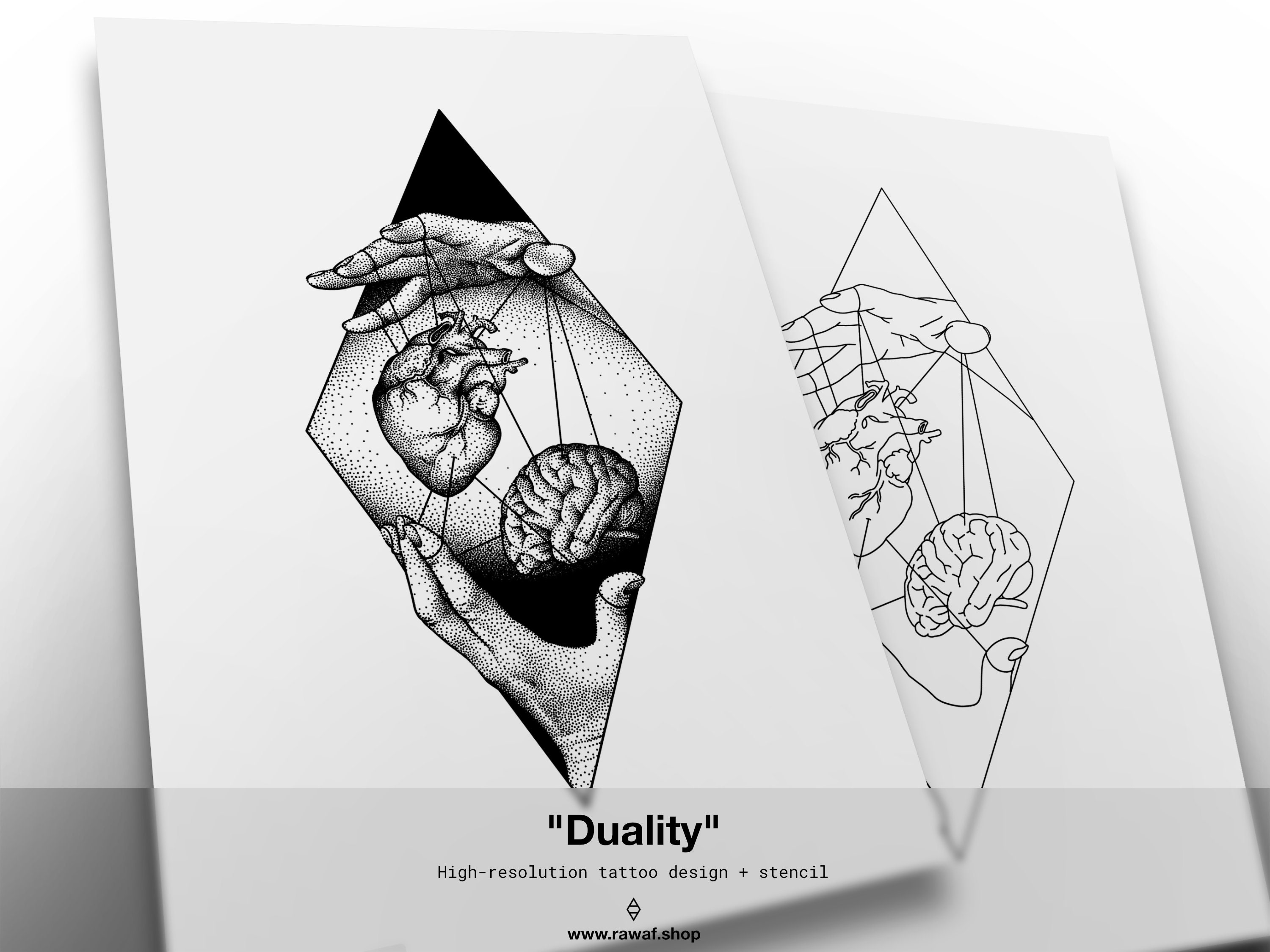 Diseño de tatuaje de corazón y cerebro / Tatuaje de corazón, tatuaje de  cerebro, tatuaje personalizado, tatuaje surrealista, surrealismo, tatuaje  temporal - Etsy México, image size:3000x2250