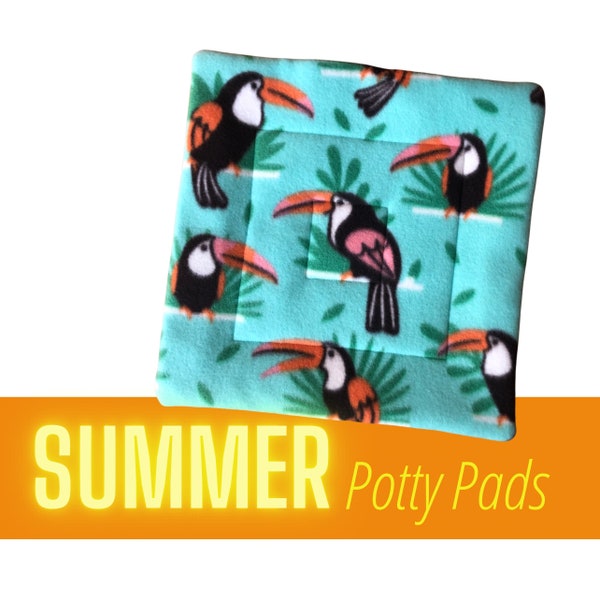 Guinea Pig Pee Pad, Guinea Pig Potty Pad, Water Drip Pad, Guinea Pig Accessory, Guinea Pig Fleece, Guinea Pig Cage Accessory, Potty Pad Set