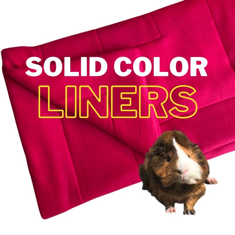 Image showcasing Guinea Pig Fleece Bedding - Etsy