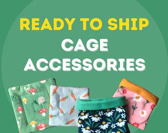 Fleece Guinea Pig Cage Accessories, Snuggle Sack, Pee Pad