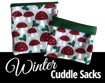 Guinea Pig Cuddle Sack, Fleece Pouch