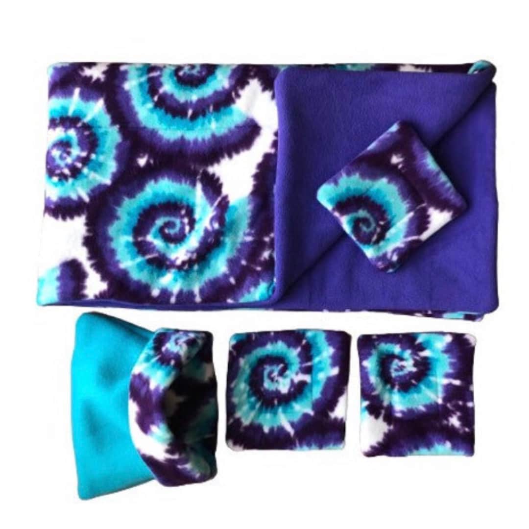 5pc Guinea Pig Fleece Cage Liner Set, Reversible Bedding - Etsy