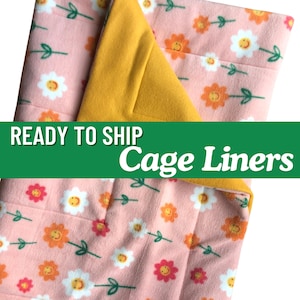 Fleece Guinea Pig Cage Liner, Waterproof Pee Pad, Pet Mat