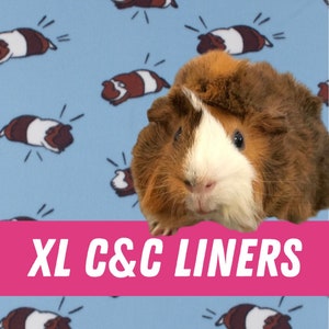 Guinea Pig Fleece Liner, 2x4 Cage Liner, 2x5 C + C Cage Liner, Guinea Pig Liner, Guinea Pig Accessory, Guinea Pig Fleece, 3x4 Cage Liner Set