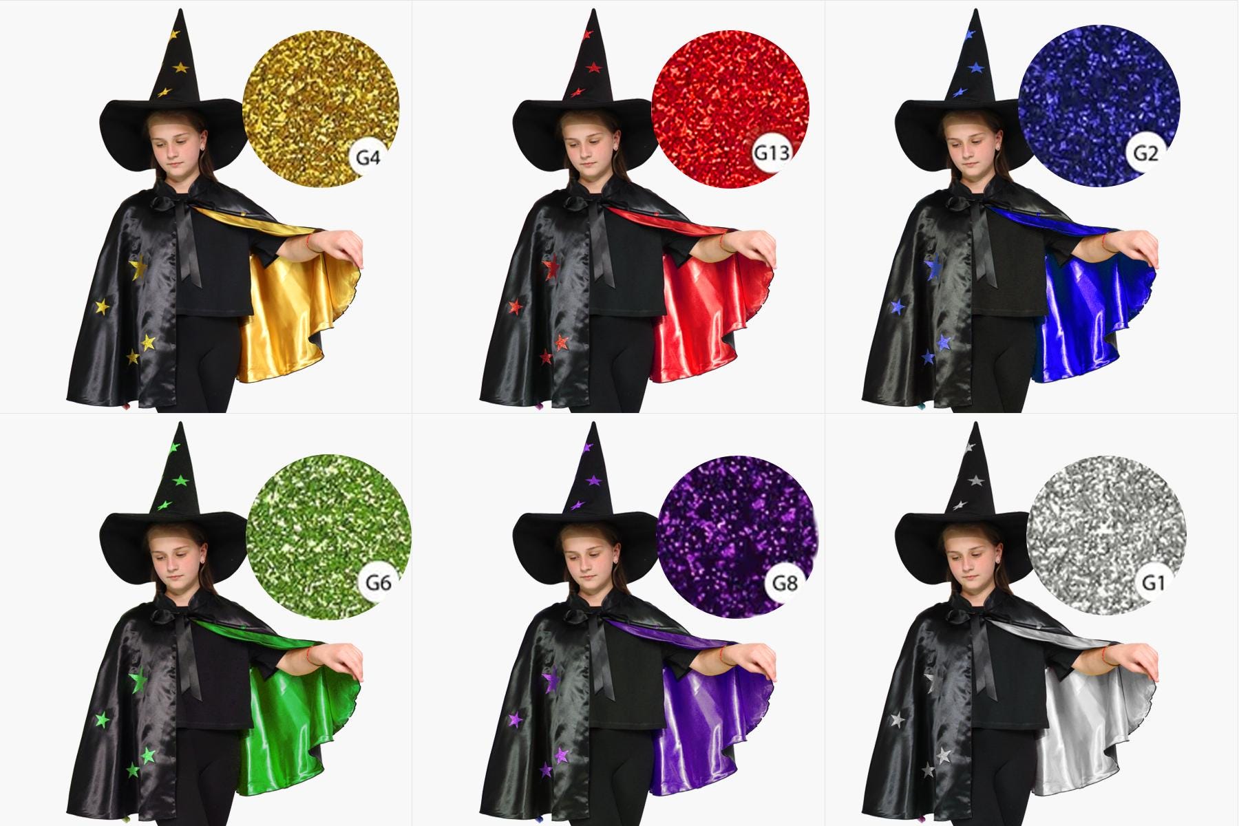 Mishopy Costume Mago Bambini con Mantello Gilet Cappello Bacchetta Magica Giochi di Magia Accessori Mago Compleanno Natale Carnevale Halloween Costume per Bambino Bambina (S, 3-4 Anni