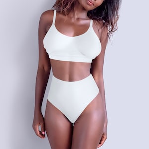 Bikini taille haute, ensemble de bikini