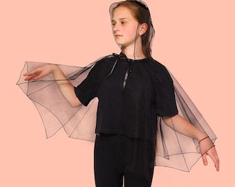 Kids Bat Wings Cape: Halloween Costume, Spooky Cloak