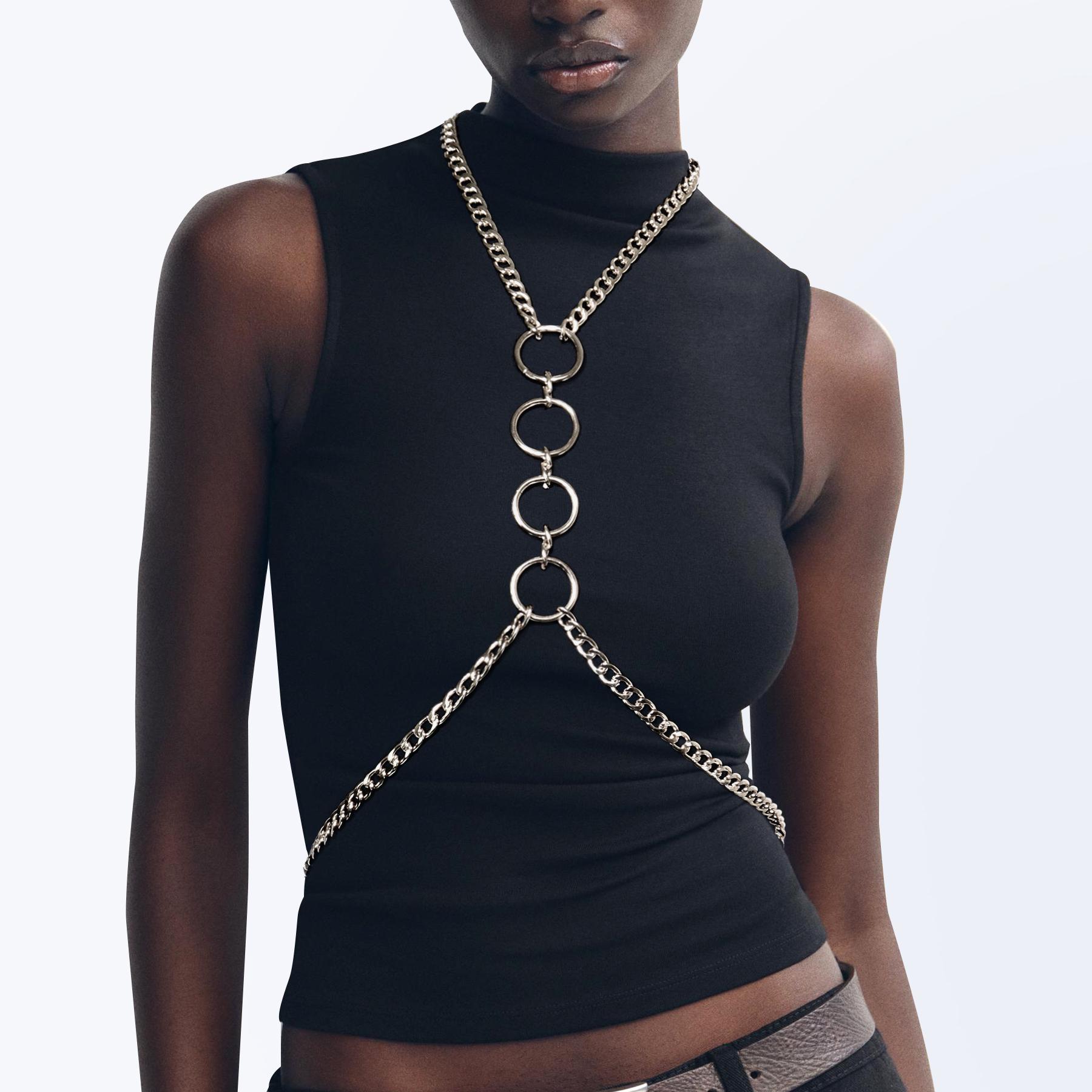 ネックレス・ペンダント Halter Body Chain Halter Body Chain - Etsy Canada