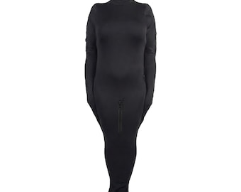 Self Bondage Neoprene Sleepsack, Full Body BDSM Sack with Back Zipper