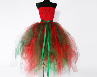 Christmas costume Tree tutu dress – Christmas tree outfit, cosplay dress, Christmas party clothing, festive party dress