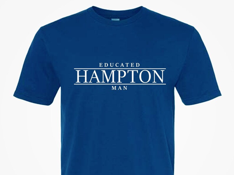 Hampton University Man Tshirt Etsy