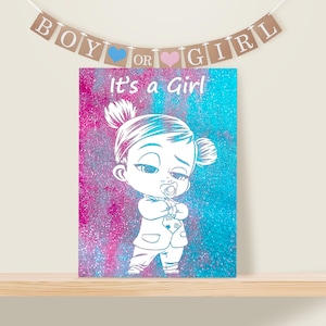 Baby Announcement. Girl or Boy? Gender Reveal Kit. Baby Shower Predictions. Pregnancy announcement.