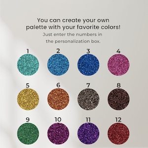 Ritratto personalizzato con glitter - Regalo di matrimonio - Ritratto degli sposi. Tecnica unica - Tu spargi. Effetto wow. Composer ma palette
