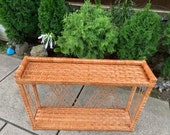 Wall shelf,Entryway shelf,Hanging wall planter,Hanging shelf,Rustic wall shelf,Storage wall shelf,Hanging planter,Boho wall shelf,Cane shelf