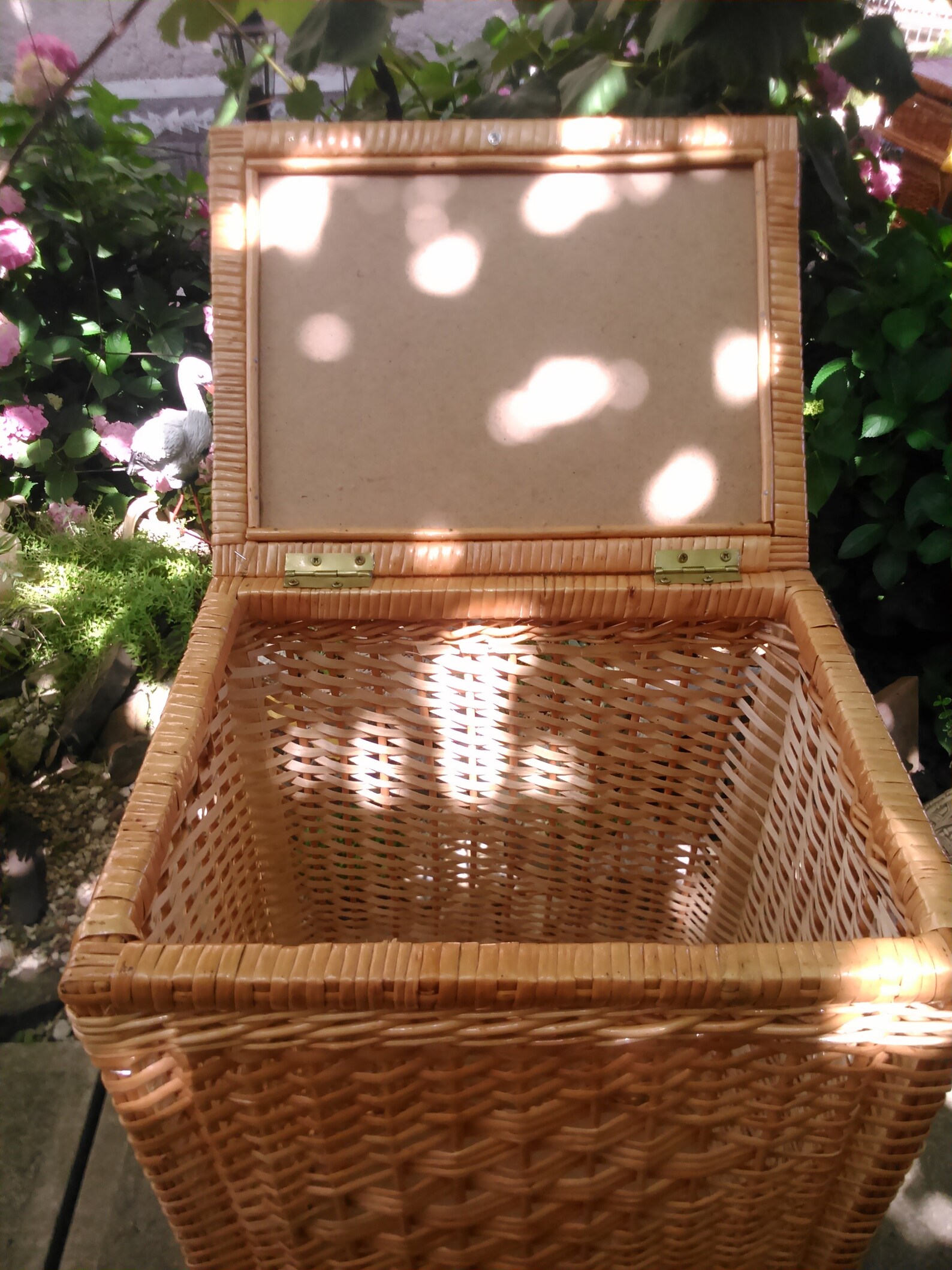 Large Rectangular Basket with LidScandinavianstyle Laundry Etsy